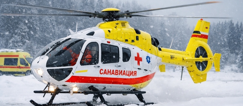 Как санавиация Прикамья спасала первых пациентов 2026 года Санавиация Пермского края в первые дни 2026 год...